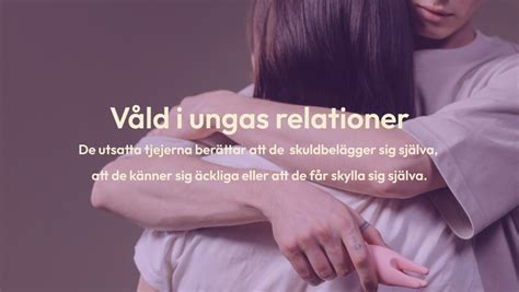 unga relationer våld.